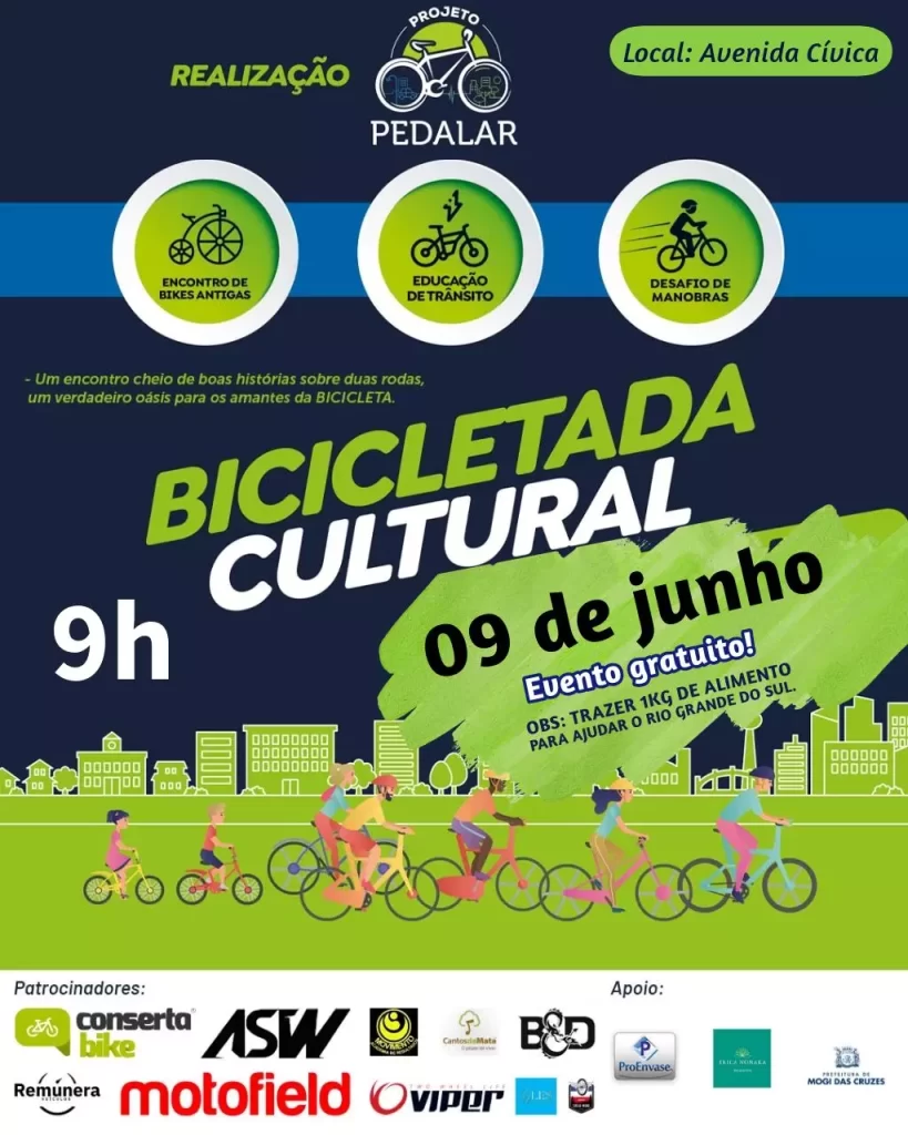 Bicicletada Cultural - 9 de junho