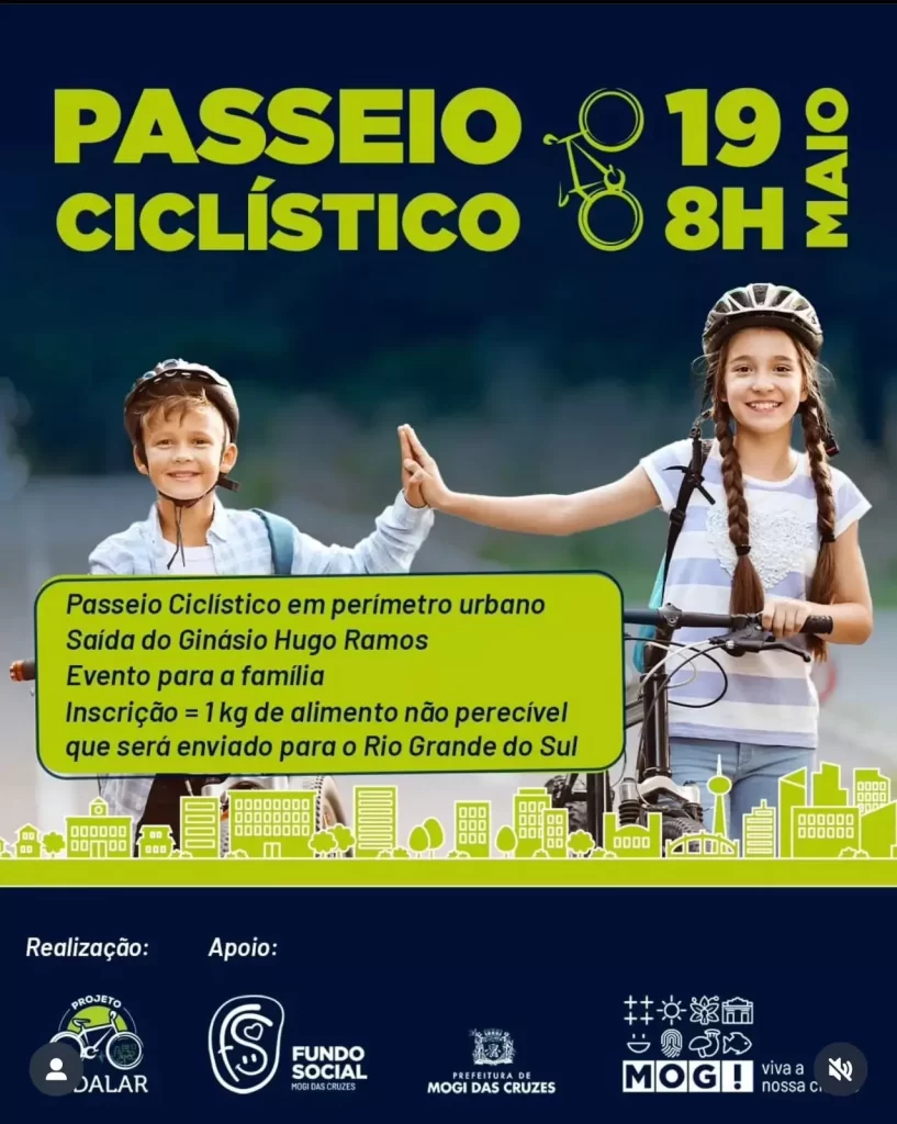 Passeio Ciclistico - 19 de Maio