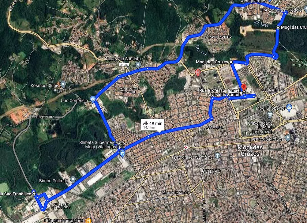 Trajeto -14km