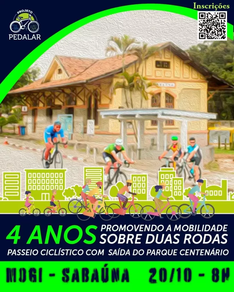 Projeto Pedalar - 4 Anos